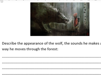 Little Red Riding Hood-planning and resources for Year 5 and Year 6