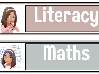 Editable Visual Timetable