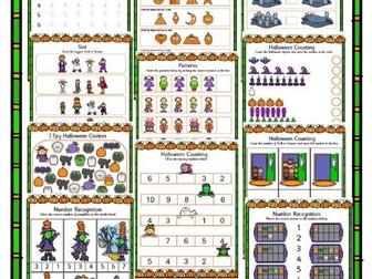 EYFS Halloween Booklet (1-10)