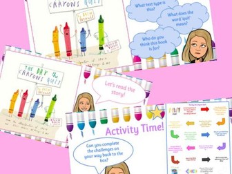 The Day the Crayons Quit Game + Activity