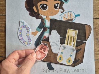 Pirate Treasure - Speech and language / Sorting, pronouns, mixed-ability SEN interventions