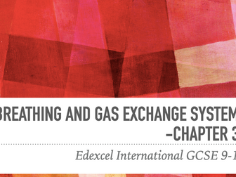IGCSE International 9-1 Chapter 3 Respiratory system