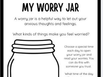 My Worry Jar  Resource - Children's mental wellbeing resource