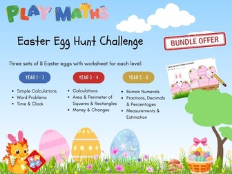 Maths Easter Egg Hunt Bundle
