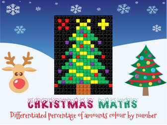 Christmas maths: percentage