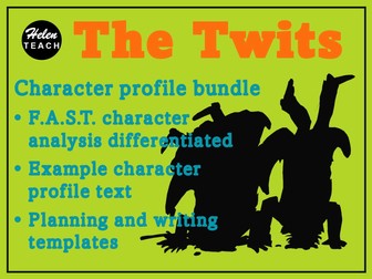The Twits Character Profile BUNDLE