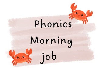 Phonics Morning Strips