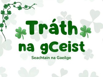 Seachtain na Gaeilge Tráth na gCeist template