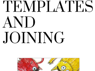 KS1 DT Textiles (Templates and Joining) Booklet - Making a Puppet