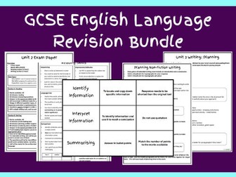 GCSE English Language Bundle (WJEC)