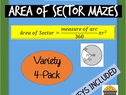 Area of Sector Mazes