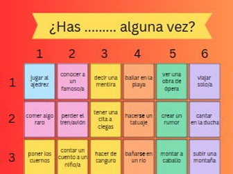 Board game - Present Perfect in Spanish - Juego con el Pretérito Perfecto en español