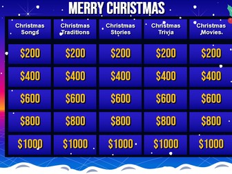 Christmas Jeopardy