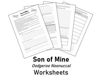 Son of Mine - Oodgeroo Noonuccal - Worksheet