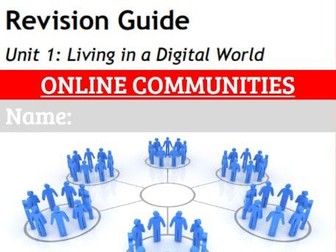 GCSE ICT Revision workbook 5: Online Communities