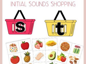 SATPIN Initial Sound Shopping Game