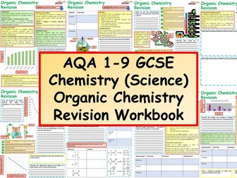 AQA 1-9 GCSE Chemistry (Science) Organic Chemistry Revision Workbook
