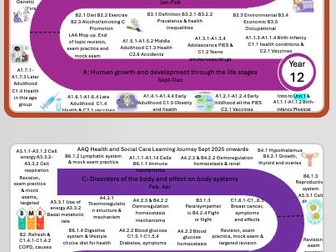 PEARSON LEVEL  3 HEALTH AND SOCIAL CARE AAQ LEARNING JOURNEY UNIT 1 & UNIT 2