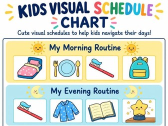 Kids Daily Schedule Chart Printable Without Times.pdf