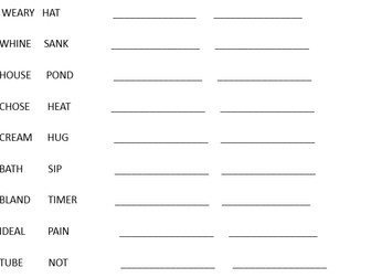 Move the letter 11+ questions only