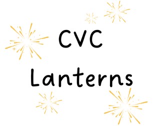 Chinese/Lunar New Year CVC Cut and Stick