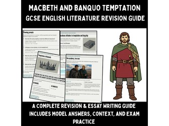 Macbeth and Banquo: Two Responses to Temptation | GCSE English Literature Exam Workboo