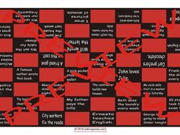 Passive versus Active Voice Checker Board Game