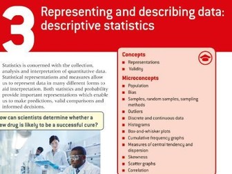 IB Maths Applications and Interpretation SL: Chapter 3 - Representing and Describing Data