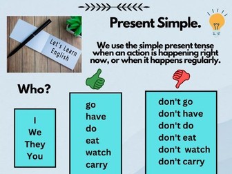 Present Simple: Third Person Singular