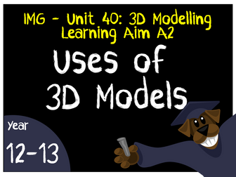 IMG - Unit 40: 3D Modelling - A2