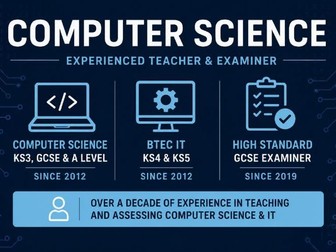 KS3 Computer Science: Computational Thinking Topic