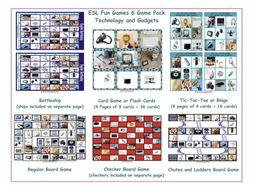 Technology and Gadgets 6 Board Game Bundle