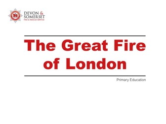 Great Fire of London & Fire Safety presentation & resource package