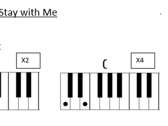 Stay with Me KS3 Keyboard Resource Differentiated