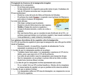 A-Level Spanish Unit 3 flashcards