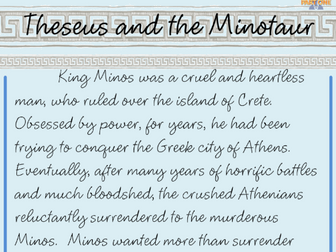Theseus & The Minotaur - Part One Of Four