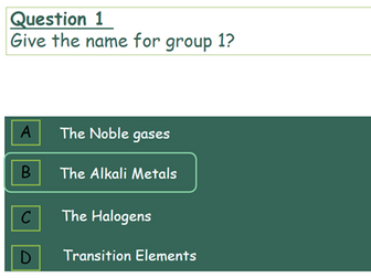 GCSE Combined Chemistry - Paper 1 Revision Quiz
