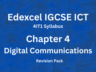 Edexcel IGCSE ICT - Chapter 4 - Revision Notes