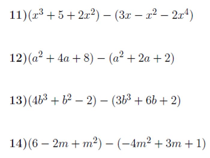 Adding And Subtracting Polynomials Hard Worksheet Worksheets   Subtractingpolynomialsimage.crop 363x272 0%2C1.preview 