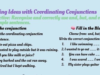 Coordinating conjunctions