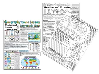 Geography Cover Lesson: Weather and Climate