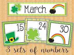 March Calendar Cards