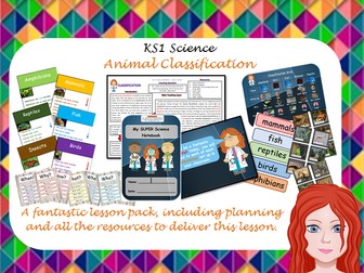 KS1 Animal Classification Lesson Pack