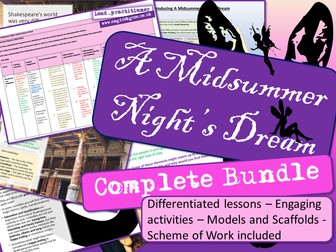 A Midsummer Night's Dream Scheme of Work