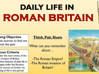 The Romans - Daily Life in Roman Britain - Lesson!