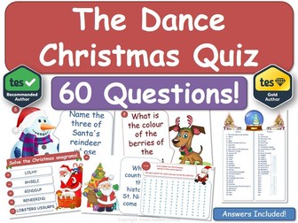 the dance christmas quiz