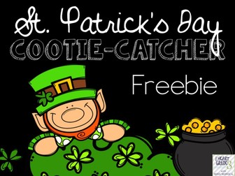 St. Patrick's Day Cootie Catcher