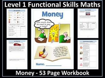Money Workbook - Level 1 Functional Skills Maths