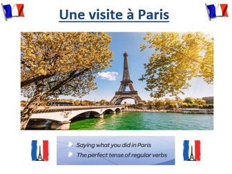 Describing a visit to Paris in the perfect tense