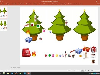Christmas Trees Revision Game Quiz Scoreboard